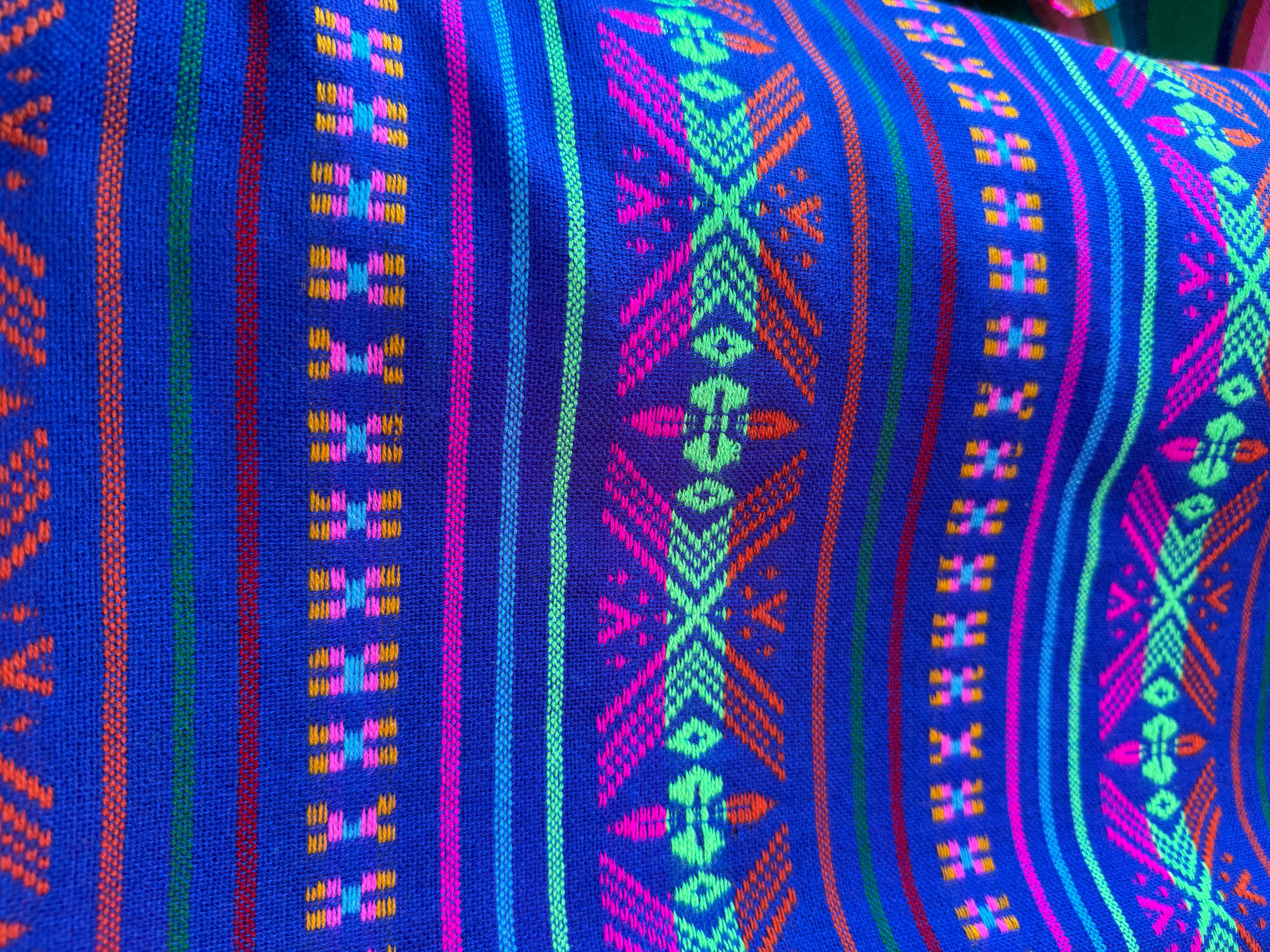 Tela tradicional Cambaya mexicana por metro