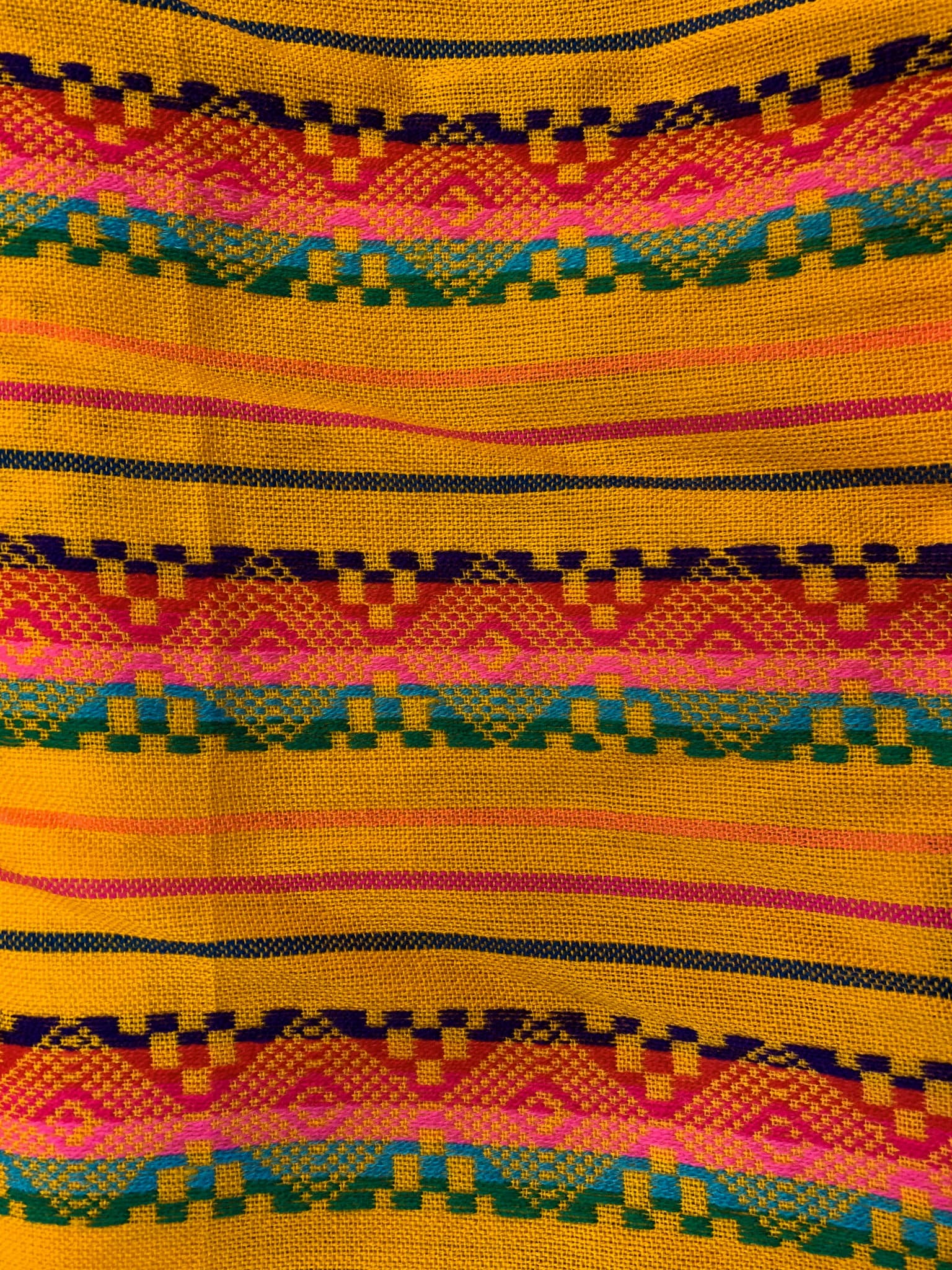 Traditional Cambaya Mexican fabric by the yard