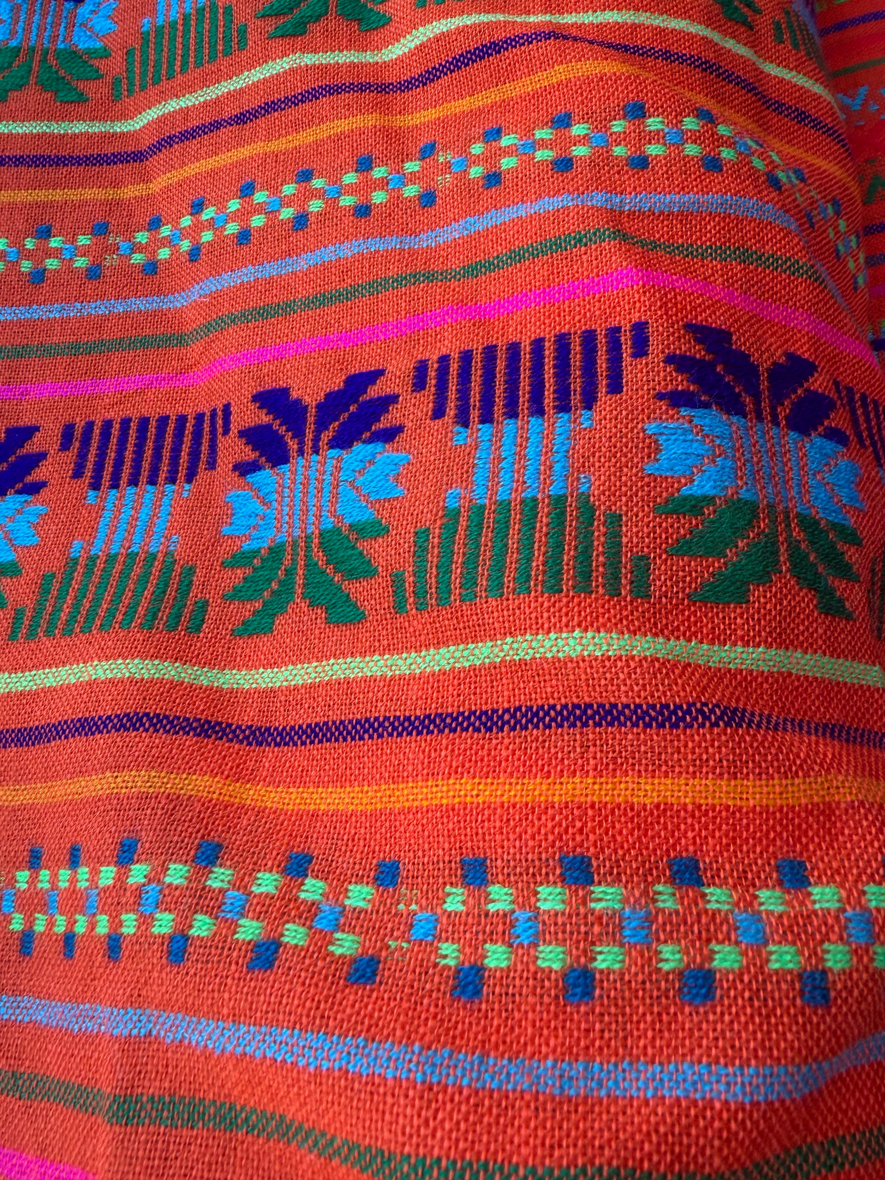 Tela tradicional Cambaya mexicana por metro