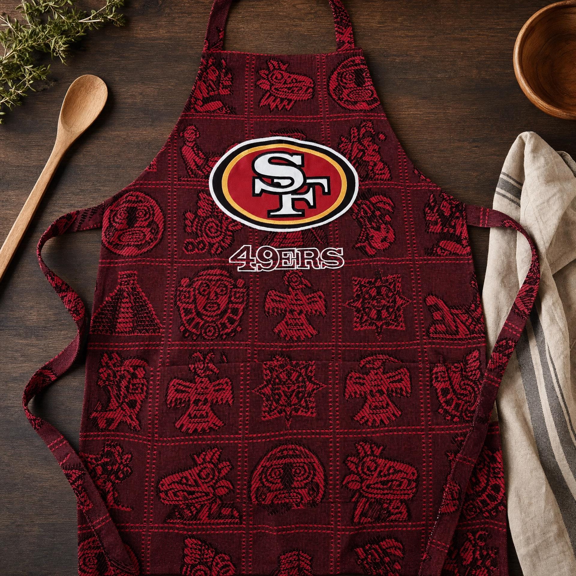 San Francisco Football Fan Apron