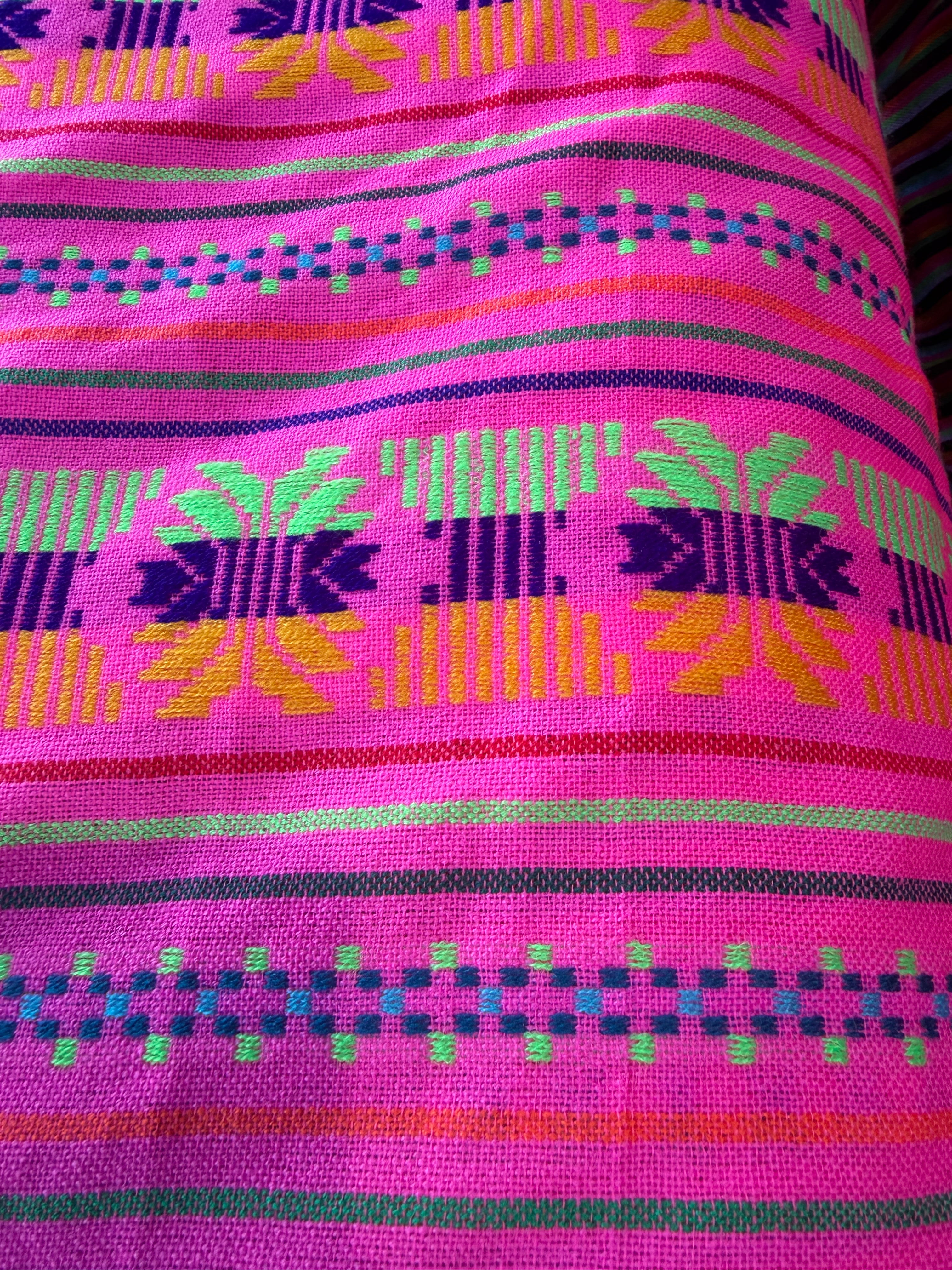 Tela tradicional Cambaya mexicana por metro