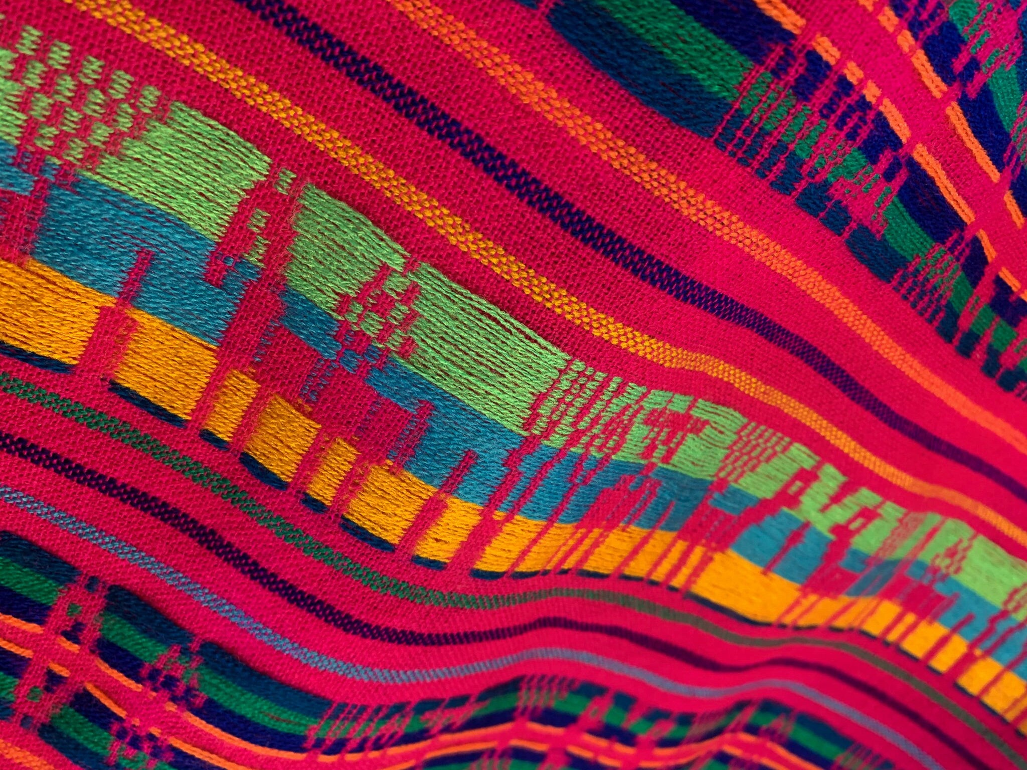 Traditional Cambaya Mexican fabric by the yard